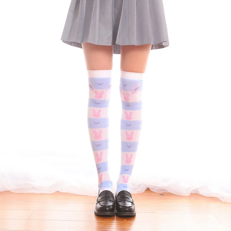 New Game cosplay style sexy DVA Cosplay Periphery Printing Overknee high knee stocking
New Game cosplay style sexy DVA Cosplay Periphery Printing Overknee high knee stocking