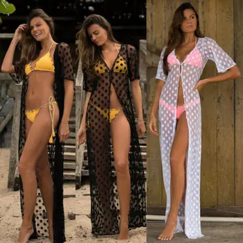 New 2019 Summer Women Maxi Bikini Cover Ups Kaftan Long Dress Short Sleeve Beachwear Elegant Bathing Suit
New 2019 Summer Women Maxi Bikini Cover Ups Kaftan Long Dress Short Sleeve Beachwear Elegant Bathing Suit