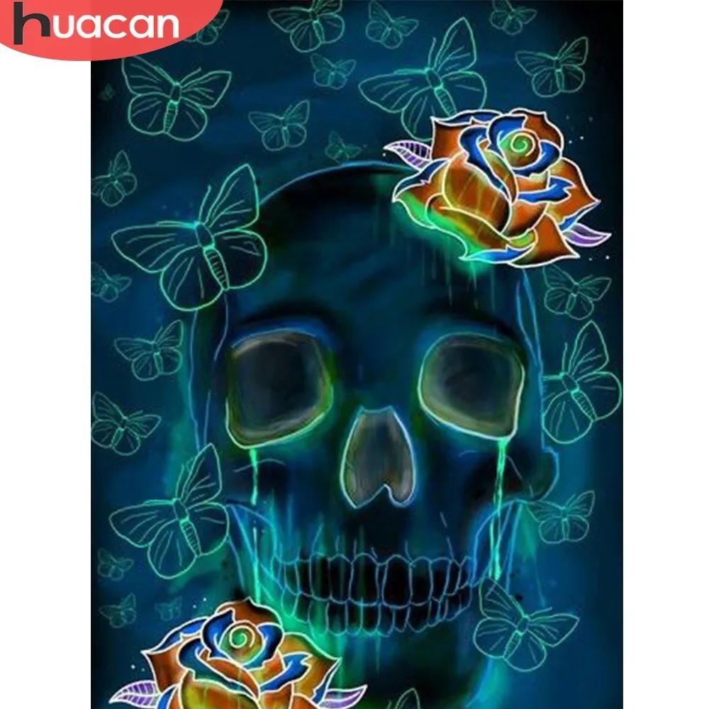HUACAN Diamond Painting Cartoon Bone Terror Full Square Diamond Embroidery 5D DIY Picture Rhinestone Mosaic Decoration Home
HUACAN Diamond Painting Cartoon Bone Terror Full Square Diamond Embroidery 5D DIY Picture Rhinestone Mosaic Decoration Home