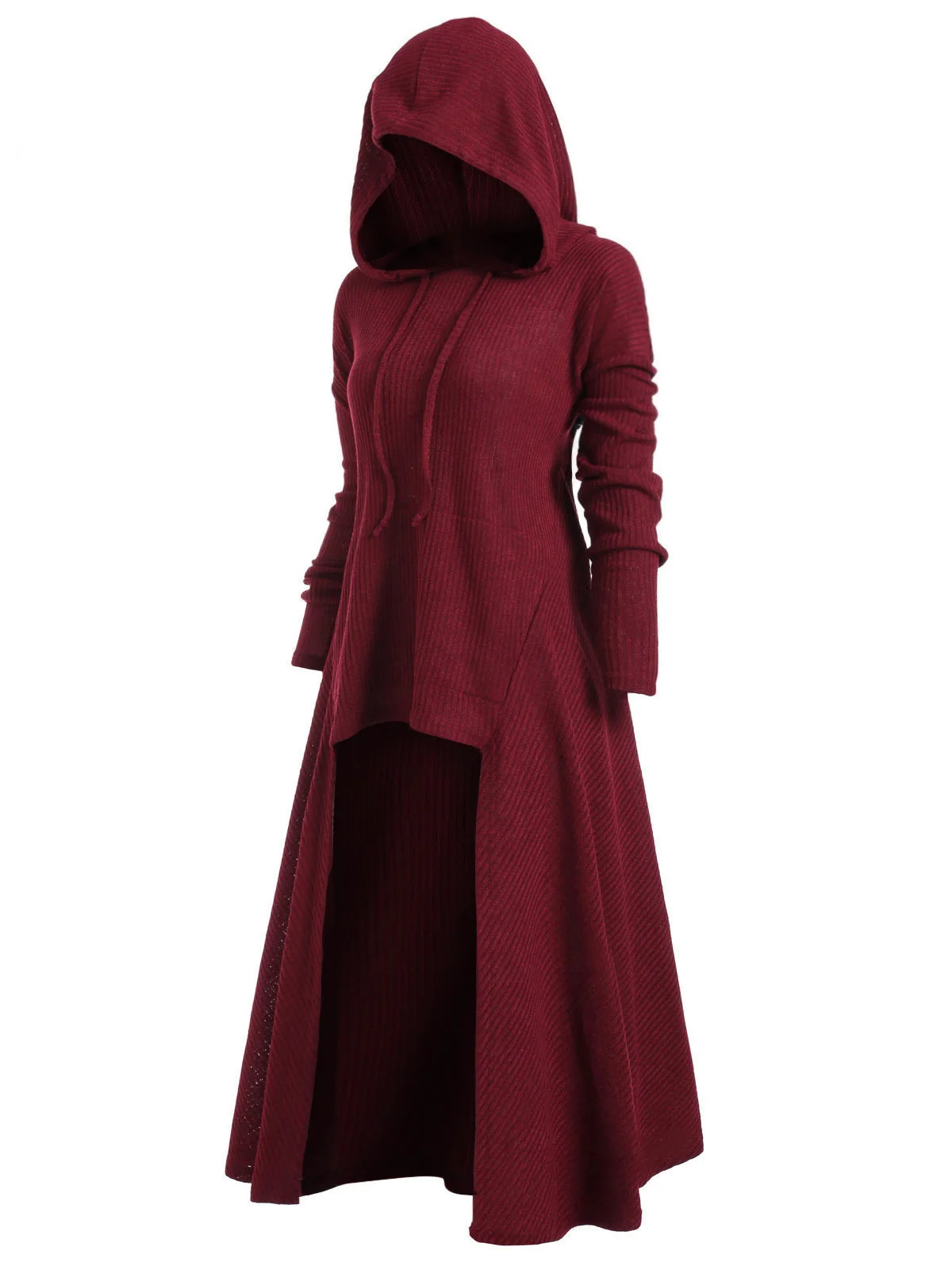 ROSEGAL Drawstring Plus Size Hooded Ribbed Sweater Female Casual Long Sleeve High Low Sweaters Women Pullover Jumpers Pull
ROSEGAL Drawstring Plus Size Hooded Ribbed Sweater Female Casual Long Sleeve High Low Sweaters Women Pullover Jumpers Pull