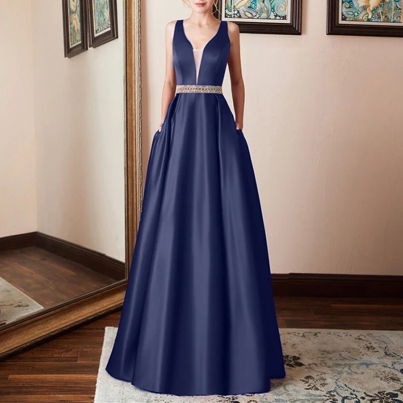 luxury lolita dresses Women Formal Long Banquet Party evening club wear patchwork pockets Sleeveless backless Dress vestido
luxury lolita dresses Women Formal Long Banquet Party evening club wear patchwork pockets Sleeveless backless Dress vestido