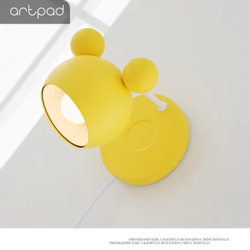 Artpad Korea Modern Lovely Cartoon Children Room Wall Light Dimmable Night Lighting Wall Lamp with Pull Switch and Bulb 220V
Artpad Korea Modern Lovely Cartoon Children Room Wall Light Dimmable Night Lighting Wall Lamp with Pull Switch and Bulb 220V