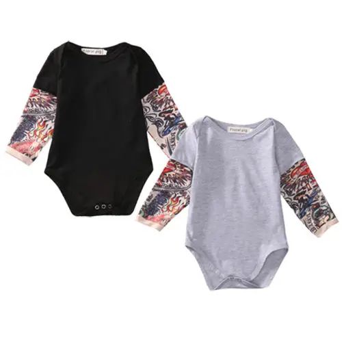 Newborn Toddler Kids Baby Boy Cotton Tattoo Printing Long Sleeve Jumpsuit Bodysuit Clothes Outfits
Newborn Toddler Kids Baby Boy Cotton Tattoo Printing Long Sleeve Jumpsuit Bodysuit Clothes Outfits