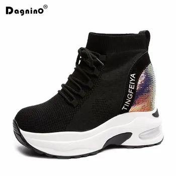 2019 New Spring Platform Boots 8CM High Heel Women Summer Bling Shoes Mesh Lace Up Wedge Sneakers Motorcycle Outdoor Ankle Boots
2019 New Spring Platform Boots 8CM High Heel Women Summer Bling Shoes Mesh Lace Up Wedge Sneakers Motorcycle Outdoor Ankle Boots
