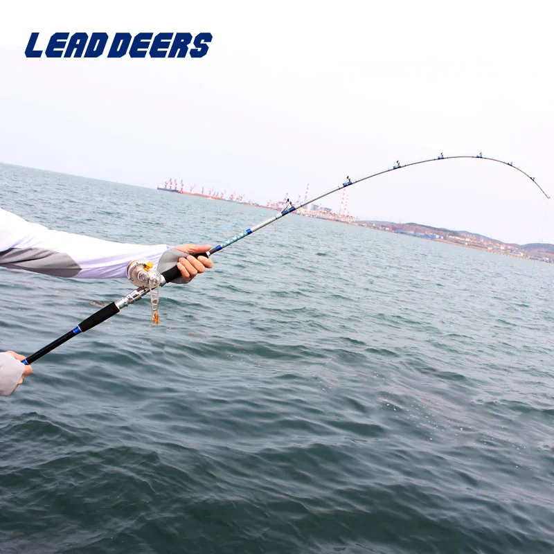Leaddeers Full Fuji Parts Jigging Rod Solid Glass Tail Jig Rod Ocean Fishing Boat Rod Trolling Fishing Rod 1.6m 1.7m 1.9m
Leaddeers Full Fuji Parts Jigging Rod Solid Glass Tail Jig Rod Ocean Fishing Boat Rod Trolling Fishing Rod 1.6m 1.7m 1.9m