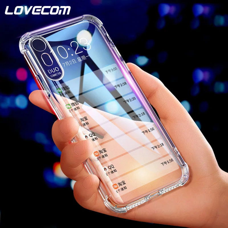LOVECOM Airbag Case For iPhone XS Max XR XS X 6 6S 7 8 Plus Buffer Full Protection Crystal Transparent Soft Phone Back Cover
LOVECOM Airbag Case For iPhone XS Max XR XS X 6 6S 7 8 Plus Buffer Full Protection Crystal Transparent Soft Phone Back Cover