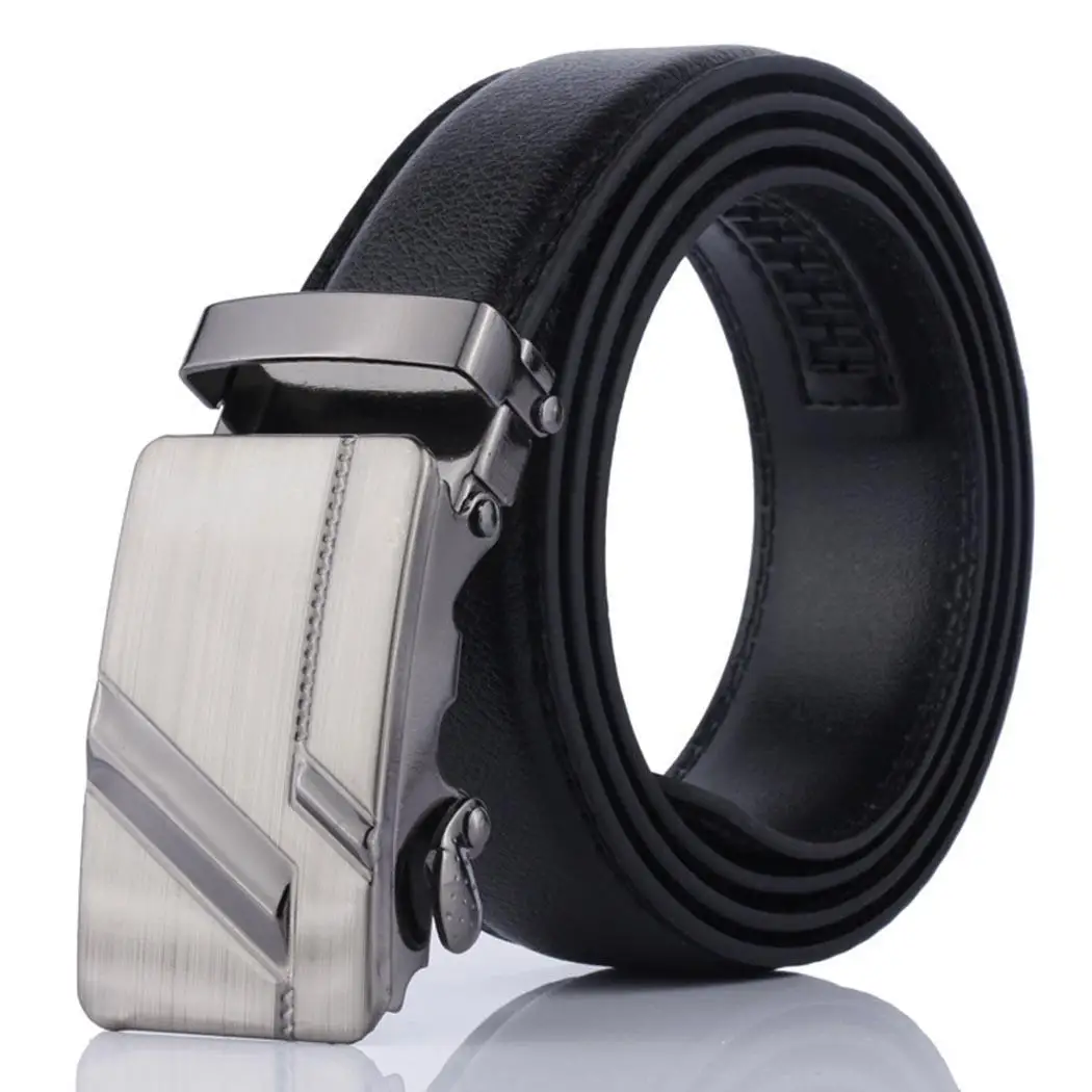 Men Belt Artificial Leather Waist Belt Automatic Black luxury Strap Male Metal Automatic Buckle
Men Belt Artificial Leather Waist Belt Automatic Black luxury Strap Male Metal Automatic Buckle