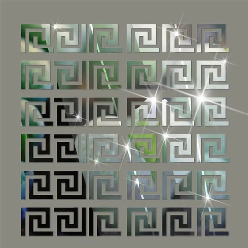 10pcs/set 10x10cm DIY Geometric Pattern Acrylic Mirror Effect Sticker Wall Sticker Mirror Surface Wall Stickers Home Decoration
10pcs/set 10x10cm DIY Geometric Pattern Acrylic Mirror Effect Sticker Wall Sticker Mirror Surface Wall Stickers Home Decoration