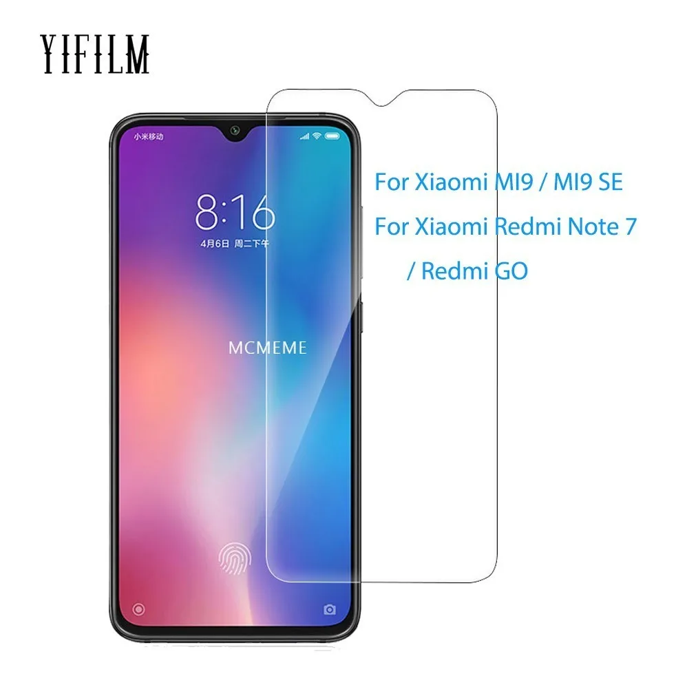 9H Clear Tempered Glass Screen Protector For Xiaomi Mi 9 MI9 SE 9T Pro Smartphone Protection Film Redmi Note 7 8 Pro Redmi GO
9H Clear Tempered Glass Screen Protector For Xiaomi Mi 9 MI9 SE 9T Pro Smartphone Protection Film Redmi Note 7 8 Pro Redmi GO