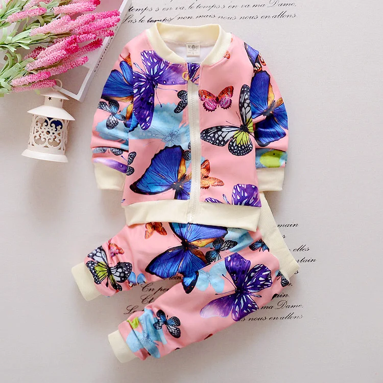 2pcs Long Sleeve Floral Jacket Coat and Pant Set For Toddler Girl Winter Clothes Butterfly Print
2pcs Long Sleeve Floral Jacket Coat and Pant Set For Toddler Girl Winter Clothes Butterfly Print