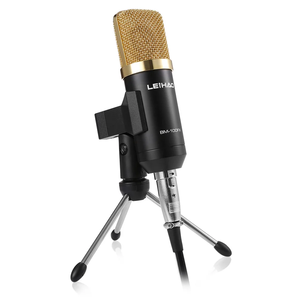

On sale! GBTIGER BM - 100FX USB Condenser Sound Recording Microphone with Stand for Radio Braodcasting