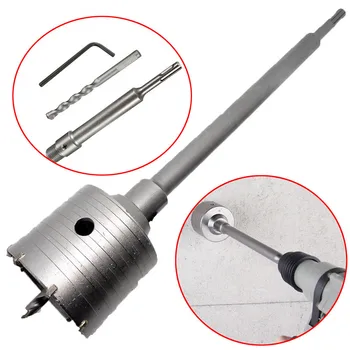 New 1Set 50mm SDS Plus Shank Concrete Cement Stone Wall Hole Saw Drill Bit With 200mm Connecting Rod Wrench
New 1Set 50mm SDS Plus Shank Concrete Cement Stone Wall Hole Saw Drill Bit With 200mm Connecting Rod Wrench