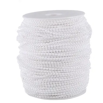 Practical Boutique 3mm 110M Abs Plastic Artificial Pearl Bead Chain Wedding Party Decoration Holiday Jewelry Crafts
Practical Boutique 3mm 110M Abs Plastic Artificial Pearl Bead Chain Wedding Party Decoration Holiday Jewelry Crafts