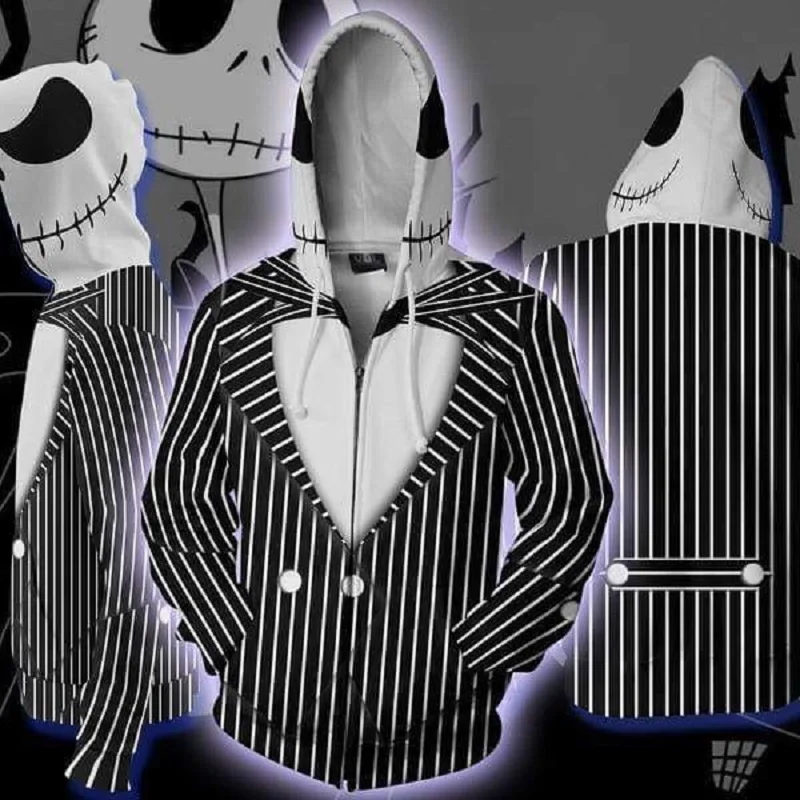 Bianyilong 2018 Men Hooded Jack Skellington 3d Printed Hoodies Casual Tracksuit Casual Zipper Hoodie Hooded Hip Hop Tops
Bianyilong 2018 Men Hooded Jack Skellington 3d Printed Hoodies Casual Tracksuit Casual Zipper Hoodie Hooded Hip Hop Tops
