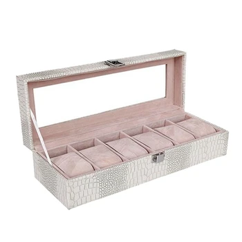 New Arrival 6 Slots Red Color PU Leather Watch Box Jewelry Display Storage Holder Organizer Watch Case Jewelry Display Watch Box
New Arrival 6 Slots Red Color PU Leather Watch Box Jewelry Display Storage Holder Organizer Watch Case Jewelry Display Watch Box