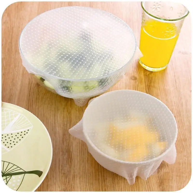 10x10cm Food Fresh Keeping Saran Wrap Kitchen Tools Reusable Silicone Food Wraps Seal Cover Stretch
10x10cm Food Fresh Keeping Saran Wrap Kitchen Tools Reusable Silicone Food Wraps Seal Cover Stretch