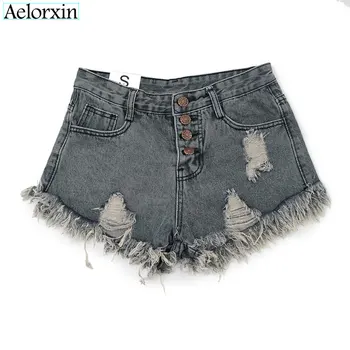 2019 Cowboy Hole Shorts, women's shorts, women's jeans, big-size shorts, fashion trend break jeans
2019 Cowboy Hole Shorts, women's shorts, women's jeans, big-size shorts, fashion trend break jeans