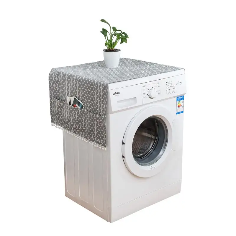 Kuke Geometric Fridge Dust Cover Washing Machine Cover Cloth Pastoral Double Open Towel with Storage Bag Home Decor
Kuke Geometric Fridge Dust Cover Washing Machine Cover Cloth Pastoral Double Open Towel with Storage Bag Home Decor