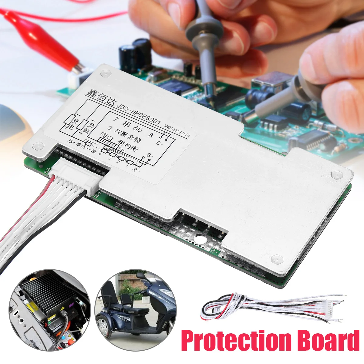 1PC New Arrival 7s 24v Li-ion Lithium Cell 60A 18650 Battery Protection Board with Balance 110x55x9mm
1PC New Arrival 7s 24v Li-ion Lithium Cell 60A 18650 Battery Protection Board with Balance 110x55x9mm