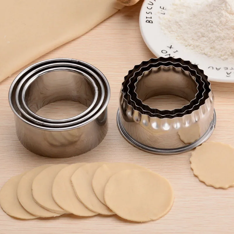 Dough Cutting Tool Cookie Pastry Maker Dumplings Wrappers Molds Stainless Steel 3Pcs Kitchen Gadgets Dumplings Cutter
Dough Cutting Tool Cookie Pastry Maker Dumplings Wrappers Molds Stainless Steel 3Pcs Kitchen Gadgets Dumplings Cutter
