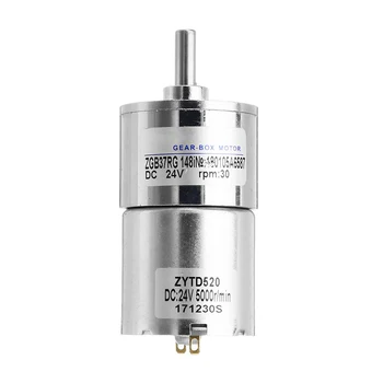 1pc Durable ZGB37RG 24V 40rpm DC Gear Motor Reduction Ratio 1:111 3.9kg.cm Reduction Motor For DIY Or Mechanical Work
1pc Durable ZGB37RG 24V 40rpm DC Gear Motor Reduction Ratio 1:111 3.9kg.cm Reduction Motor For DIY Or Mechanical Work