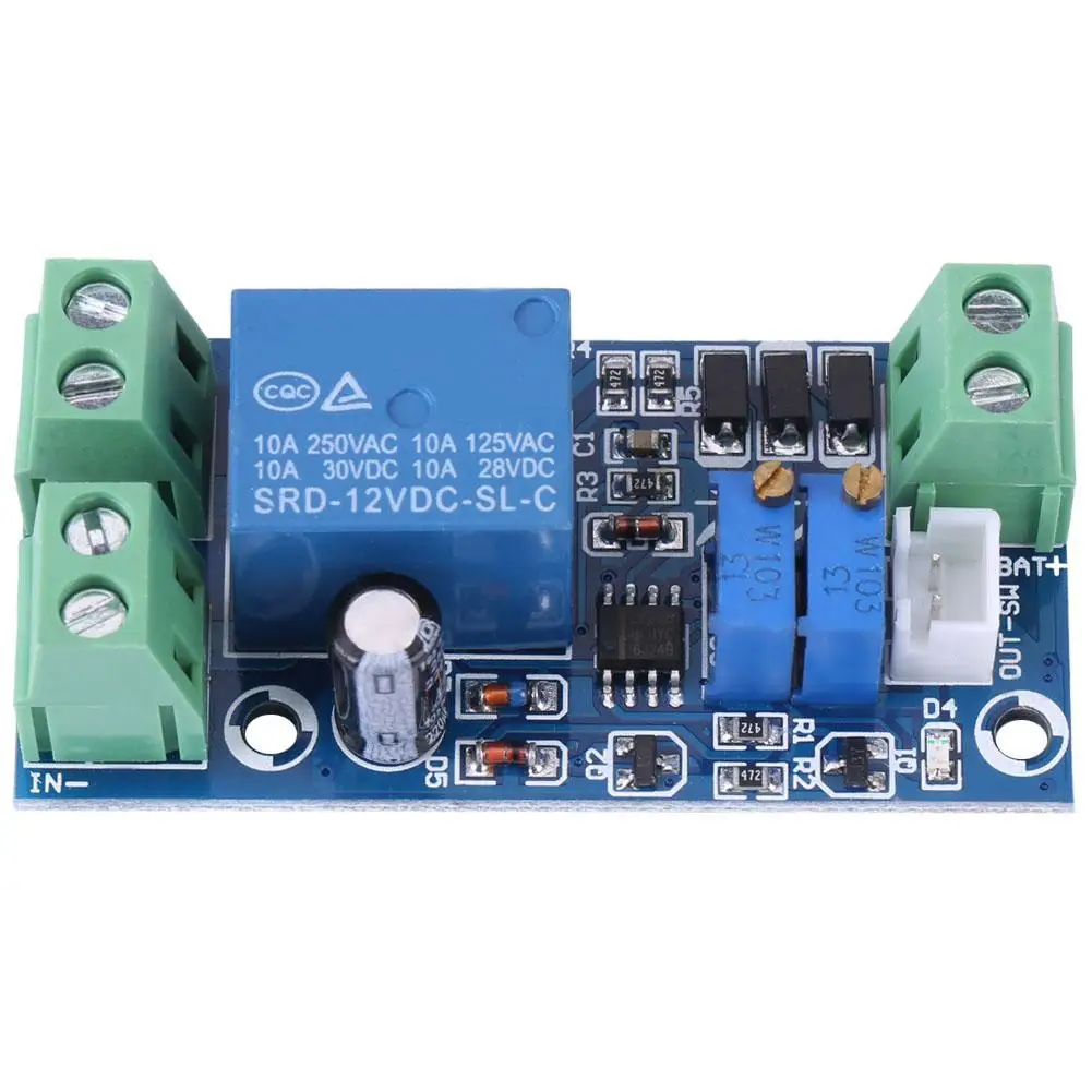 Hot Sale 12V Undervoltage Control Storage Battery Protection Board Undervoltage Automatically Turn On/Off Controller Module
Hot Sale 12V Undervoltage Control Storage Battery Protection Board Undervoltage Automatically Turn On/Off Controller Module