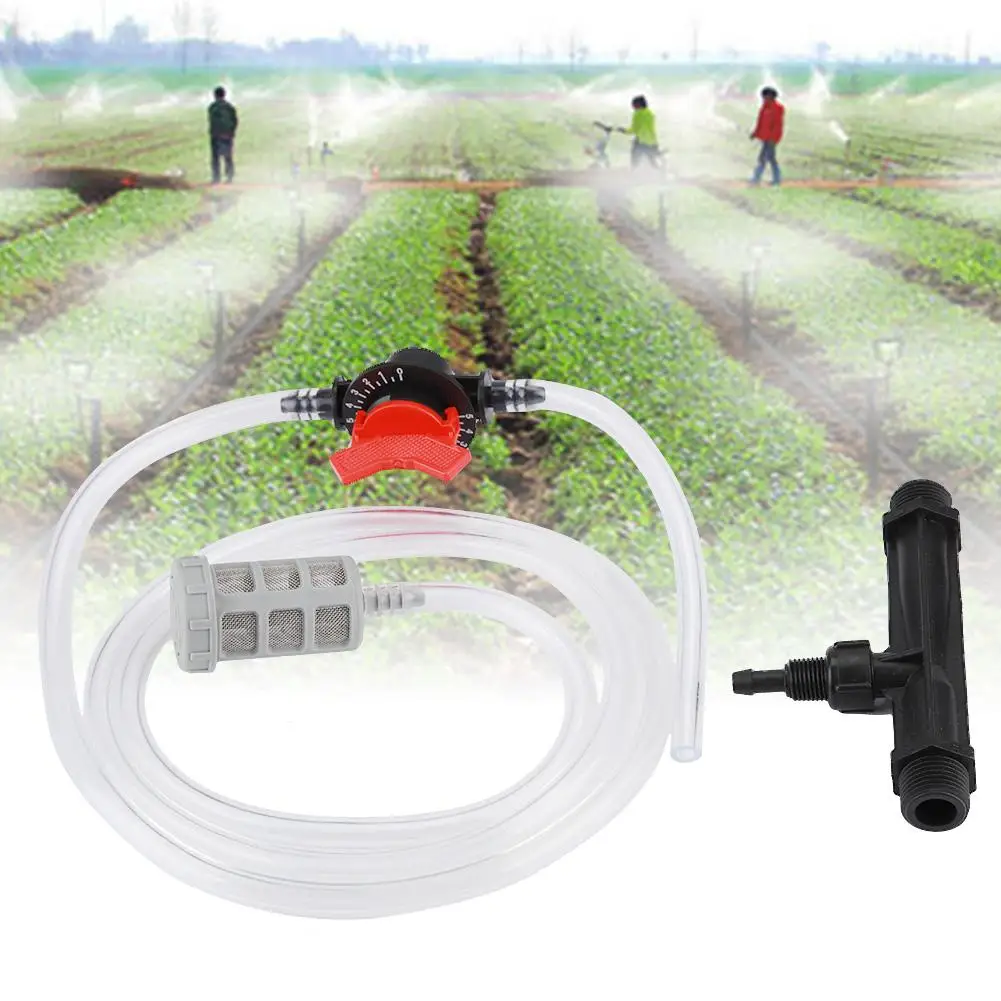 Irrigation System Fertilizer Applicator Kit Garden Fruit Tree Irrigation Fertilizer With Filter Suction Tube Kit Injector
Irrigation System Fertilizer Applicator Kit Garden Fruit Tree Irrigation Fertilizer With Filter Suction Tube Kit Injector