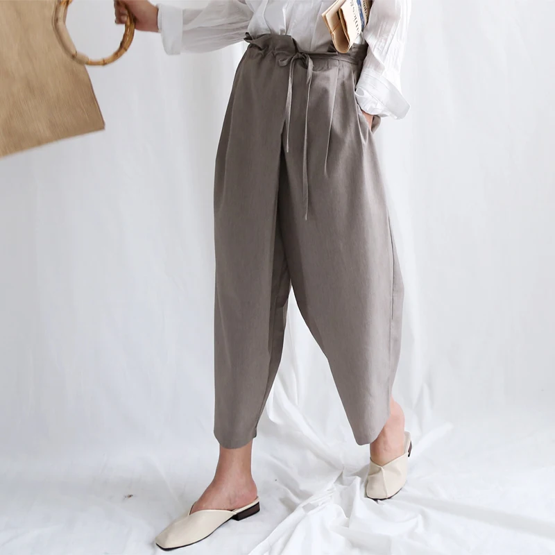 Sale High Waist Wide Leg Pants Female Cropped Loose Ulzzang Wind Ulzzang Pants 190423
Sale High Waist Wide Leg Pants Female Cropped Loose Ulzzang Wind Ulzzang Pants 190423