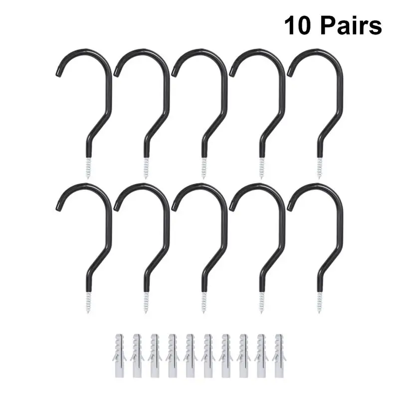 10 Pcs Bike Hook Heavy Duty Bike Hanger Bike Storage Hooks with 10 Pcs Bolts for Garage Wall and Ceiling
10 Pcs Bike Hook Heavy Duty Bike Hanger Bike Storage Hooks with 10 Pcs Bolts for Garage Wall and Ceiling