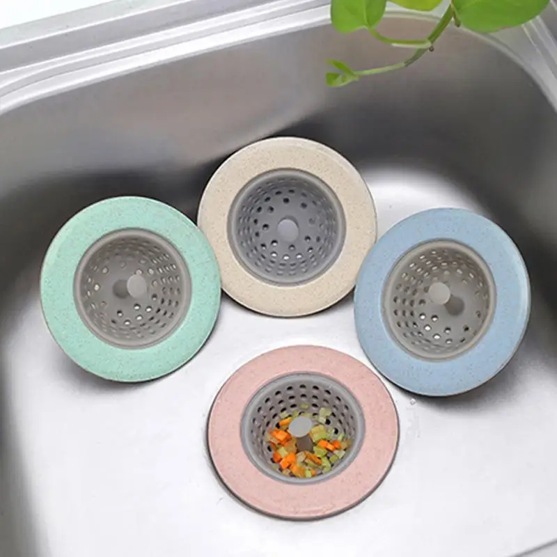 1 Pc Silicone Wheat Straw Bathroom Shower Drain Sink Drains Cover sink Kitchen Sink Strainer Hair Filter strainer
1 Pc Silicone Wheat Straw Bathroom Shower Drain Sink Drains Cover sink Kitchen Sink Strainer Hair Filter strainer
