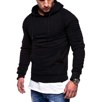 Men Hip Hop Pocket Hooded Sweatshirt Casual Pleated Sleeve Knitted Pullovers Sweatshirt Coat Outwear Tops Plus
Men Hip Hop Pocket Hooded Sweatshirt Casual Pleated Sleeve Knitted Pullovers Sweatshirt Coat Outwear Tops Plus