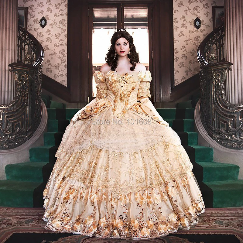 New!Eras Luxs Lace French Duchess Princess Queen Ball Court dress Colonial Georgian Renaissance Gothic Historical dress HL-487
New!Eras Luxs Lace French Duchess Princess Queen Ball Court dress Colonial Georgian Renaissance Gothic Historical dress HL-487