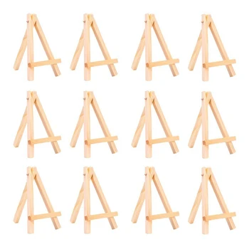 3 by 5 Inch Tiny Wood Easels Set for Paintings Craft Small Acrylics Oil Projects, Pack of 12
3 by 5 Inch Tiny Wood Easels Set for Paintings Craft Small Acrylics Oil Projects, Pack of 12