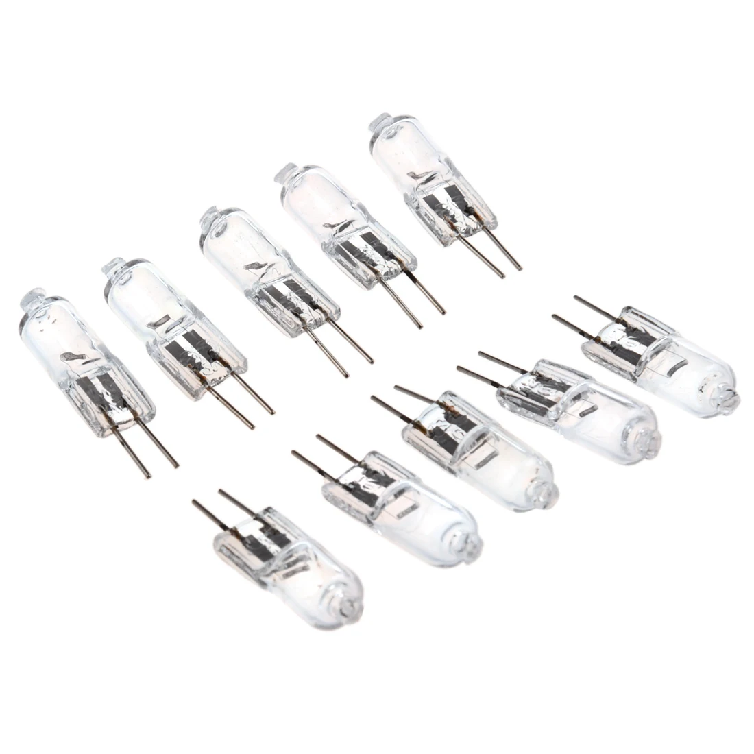 Fashion 10X G4 Warm White JC Halogen Capsule Bi-Pin Light Bulb Lamp Clear 10 Watt 12v | Освещение