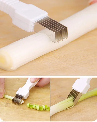 Vegetable Shredder Cutter Green Onion Slicer Easy Handle Chopper Slicer Tool Multi Functional Mini Kitchen Utensils Accessories
Vegetable Shredder Cutter Green Onion Slicer Easy Handle Chopper Slicer Tool Multi Functional Mini Kitchen Utensils Accessories