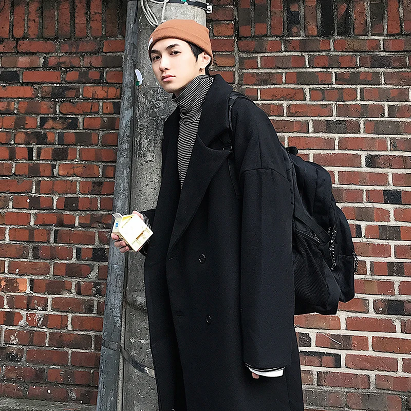 2019 Winter New Trend Men's Casual Loose Slim Korean Fashion Warm Clothes Coat Gentleman Leisure Time Woollen Classic Overcoat
2019 Winter New Trend Men's Casual Loose Slim Korean Fashion Warm Clothes Coat Gentleman Leisure Time Woollen Classic Overcoat