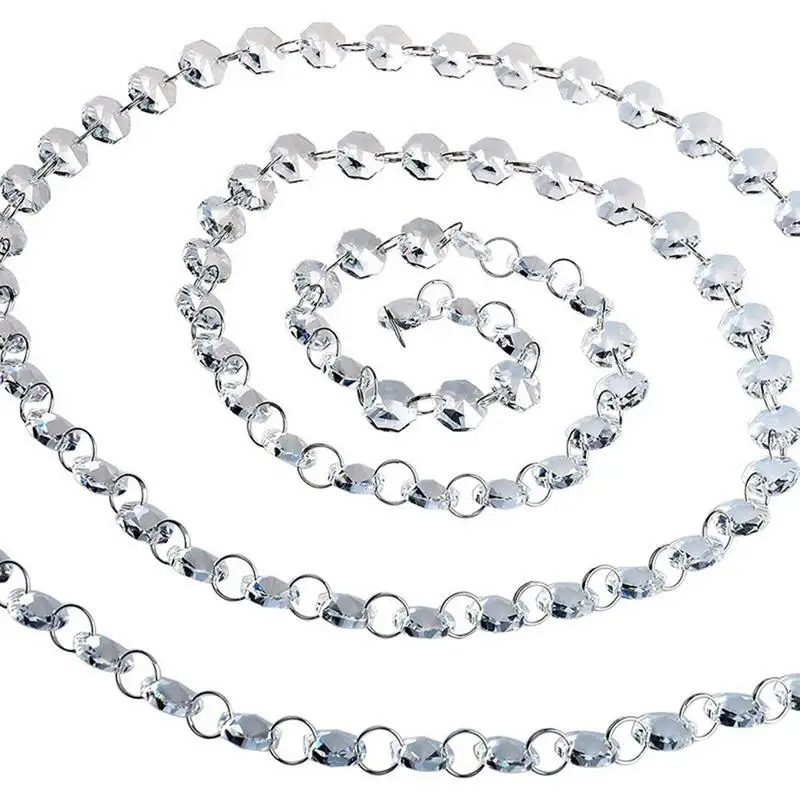 14mm 10m Four-color Octagonal Acrylic Beads Strand Line Chain Wedding Party Diamond Crystal Garland Decors Rhinestone Curtain
14mm 10m Four-color Octagonal Acrylic Beads Strand Line Chain Wedding Party Diamond Crystal Garland Decors Rhinestone Curtain