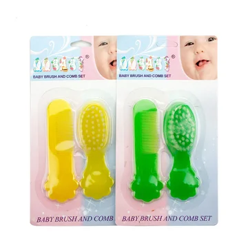 New Arrive Baby Two pieces hair brush + comb solid plastic Random color comfortable solid brush set both for baby boys and girls
New Arrive Baby Two pieces hair brush + comb solid plastic Random color comfortable solid brush set both for baby boys and girls