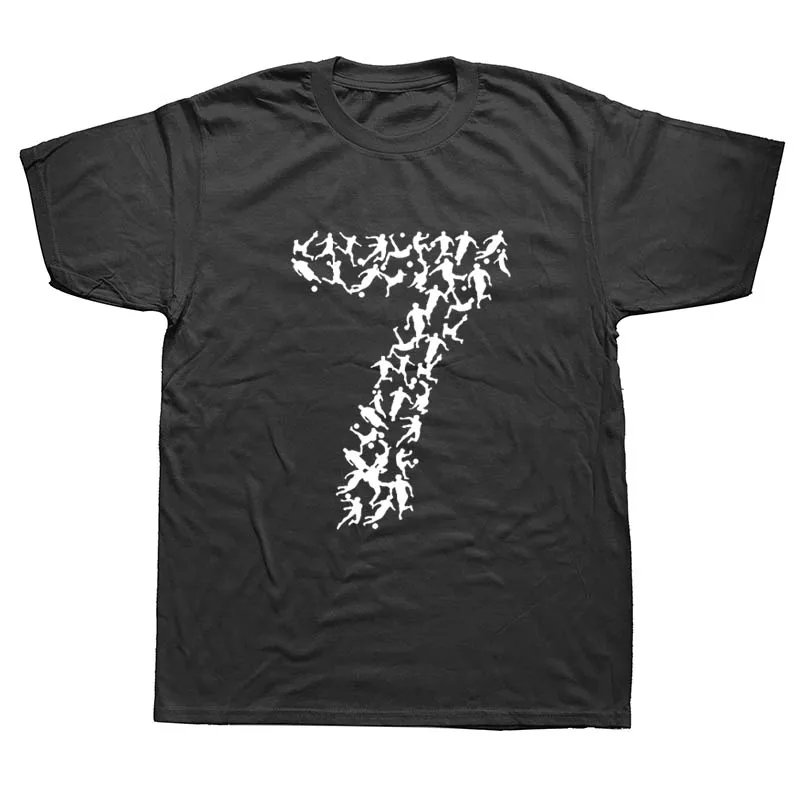 Rugbies Footballer Number 7 Funny T Shirt Men Summer Short Sleeve Streetwear T-Shirt Cotton Tees Black
Rugbies Footballer Number 7 Funny T Shirt Men Summer Short Sleeve Streetwear T-Shirt Cotton Tees Black