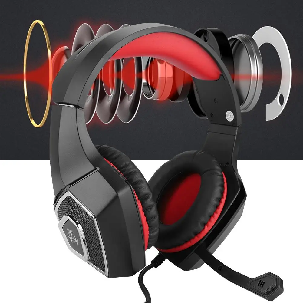 Wired Noise Reduction Gaming Headset Headphone with Mic for PS4/Xbox One S/Xbox One/Xbox one X 1 * Gaming Earphone
Wired Noise Reduction Gaming Headset Headphone with Mic for PS4/Xbox One S/Xbox One/Xbox one X 1 * Gaming Earphone