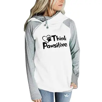 2019 New Fashion Think Pawsitive Print Sweatshirt Femmes Hoodies Sweatshirts Women Funny Hoody Harajuku Pockets Creative Street
2019 New Fashion Think Pawsitive Print Sweatshirt Femmes Hoodies Sweatshirts Women Funny Hoody Harajuku Pockets Creative Street
