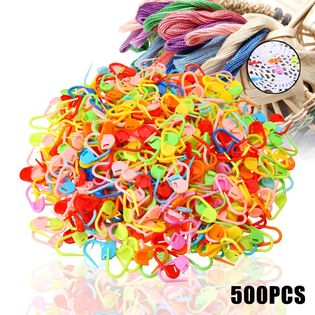 20/100/500pcs Mixed Colors Knitting Crochet Locking Stitch Markers Latch Knitting Tools Needle Clip Crafts Knitting Accessory
20/100/500pcs Mixed Colors Knitting Crochet Locking Stitch Markers Latch Knitting Tools Needle Clip Crafts Knitting Accessory