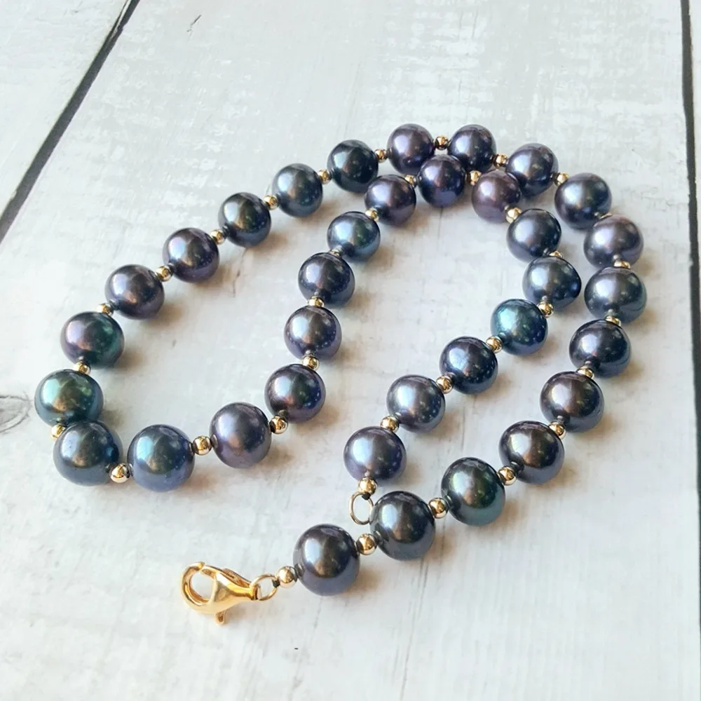 Lii Ji 10-11mm Real Round Freshwater Pearl Sterling Silver Gold Color Necklace Clasp Jewelry Gift For Women Gift
Lii Ji 10-11mm Real Round Freshwater Pearl Sterling Silver Gold Color Necklace Clasp Jewelry Gift For Women Gift