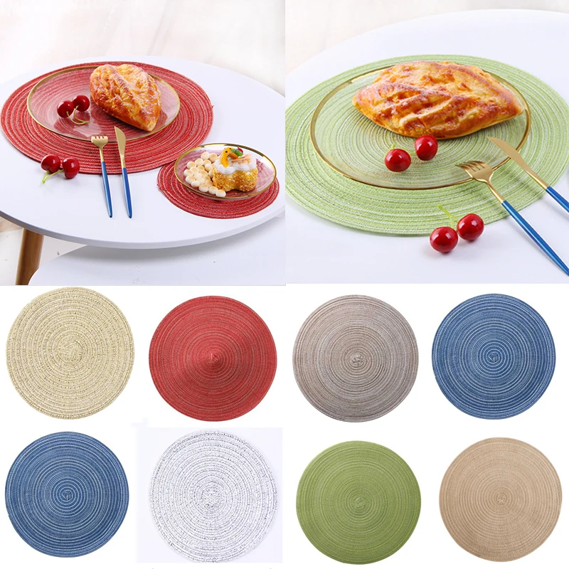High Quality Non Slip Placemats Hot Sale Linen Insulation Pad Round Design Ramie Kitchen Accessories Popular 1PC Solid Table Mat
High Quality Non Slip Placemats Hot Sale Linen Insulation Pad Round Design Ramie Kitchen Accessories Popular 1PC Solid Table Mat
