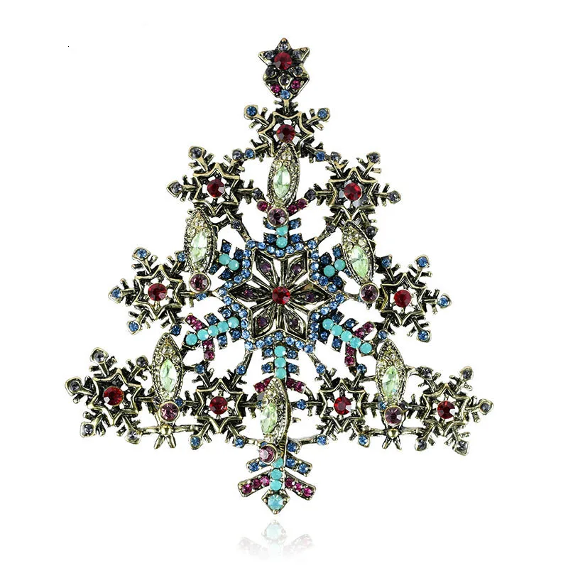 Rhinestone retro Christmas snowflake brooch pin fashion high-grade rhinestone Christmas tree brooch jewelry holiday gift
Rhinestone retro Christmas snowflake brooch pin fashion high-grade rhinestone Christmas tree brooch jewelry holiday gift