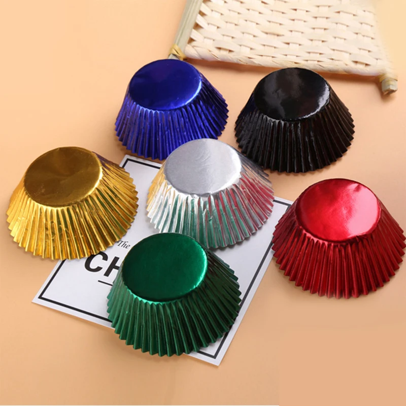 100pcs/pack Foil Paper Cupcake Liners Pure Color baking muffin Cup cake Wrappers case
100pcs/pack Foil Paper Cupcake Liners Pure Color baking muffin Cup cake Wrappers case