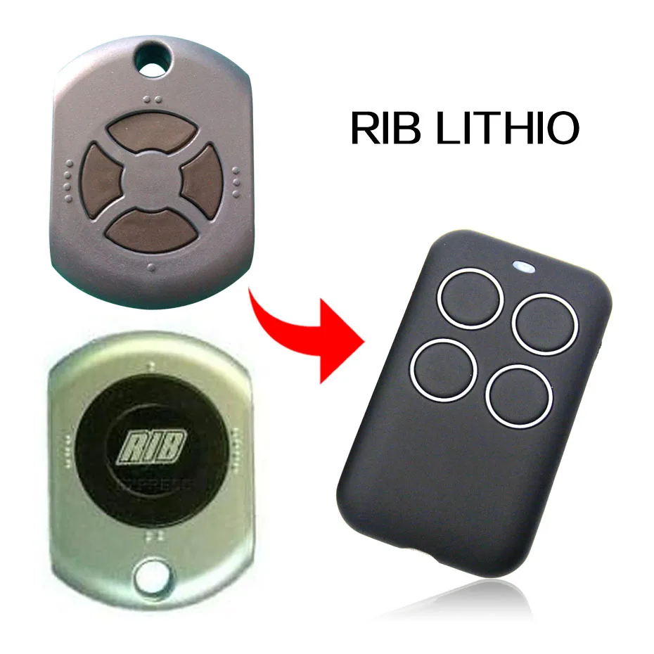 RIB LITHIO Remote Control Gate Remote Control RIB LITHIO Garage Door Remote Control 433.92MHz
RIB LITHIO Remote Control Gate Remote Control RIB LITHIO Garage Door Remote Control 433.92MHz