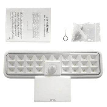 solar light 5.2W 26 LED Solar Powered Energy Wall Lamp Outdoor Light Sensitive PIR motion sensor Patio Garden Courtyard Yard
solar light 5.2W 26 LED Solar Powered Energy Wall Lamp Outdoor Light Sensitive PIR motion sensor Patio Garden Courtyard Yard