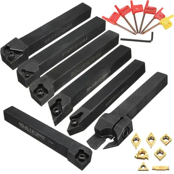 Hot 21PCS 12mm Solid Carbide Inserts Holder Set Boring Bar DCMT CCMT With Carbide Inserts Wrenches For CNC Lathe Turning Tools
Hot 21PCS 12mm Solid Carbide Inserts Holder Set Boring Bar DCMT CCMT With Carbide Inserts Wrenches For CNC Lathe Turning Tools