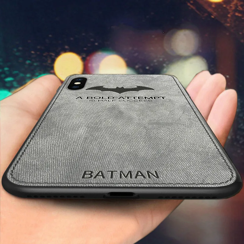 Batman Patterned Case For iPhone 7 8 Plus 6 6S Plus X XR XS Max Soft Cloth Cover For iPhone X XR XS Max 7Plus 8Plus Canvas Cover
Batman Patterned Case For iPhone 7 8 Plus 6 6S Plus X XR XS Max Soft Cloth Cover For iPhone X XR XS Max 7Plus 8Plus Canvas Cover